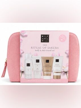 Rituals The Ritual of Sakura Pink Body & Hair Travel Set with Reusable Pouch